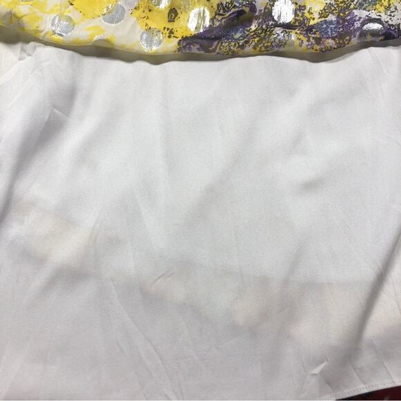 DVF Diane Von Furstenburg asti silver  dot maxi dress medium - Picture 5 of 10